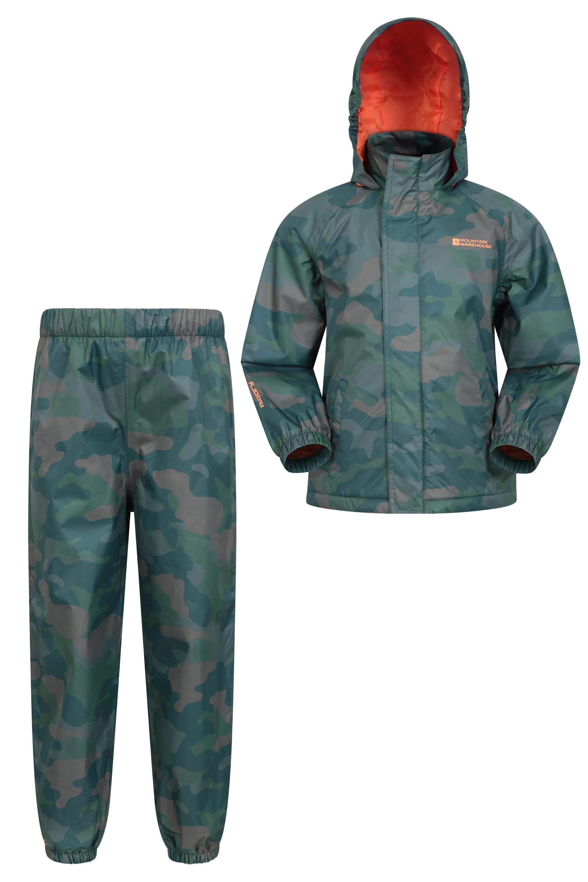 Conjunto impermeable infantil con estampado