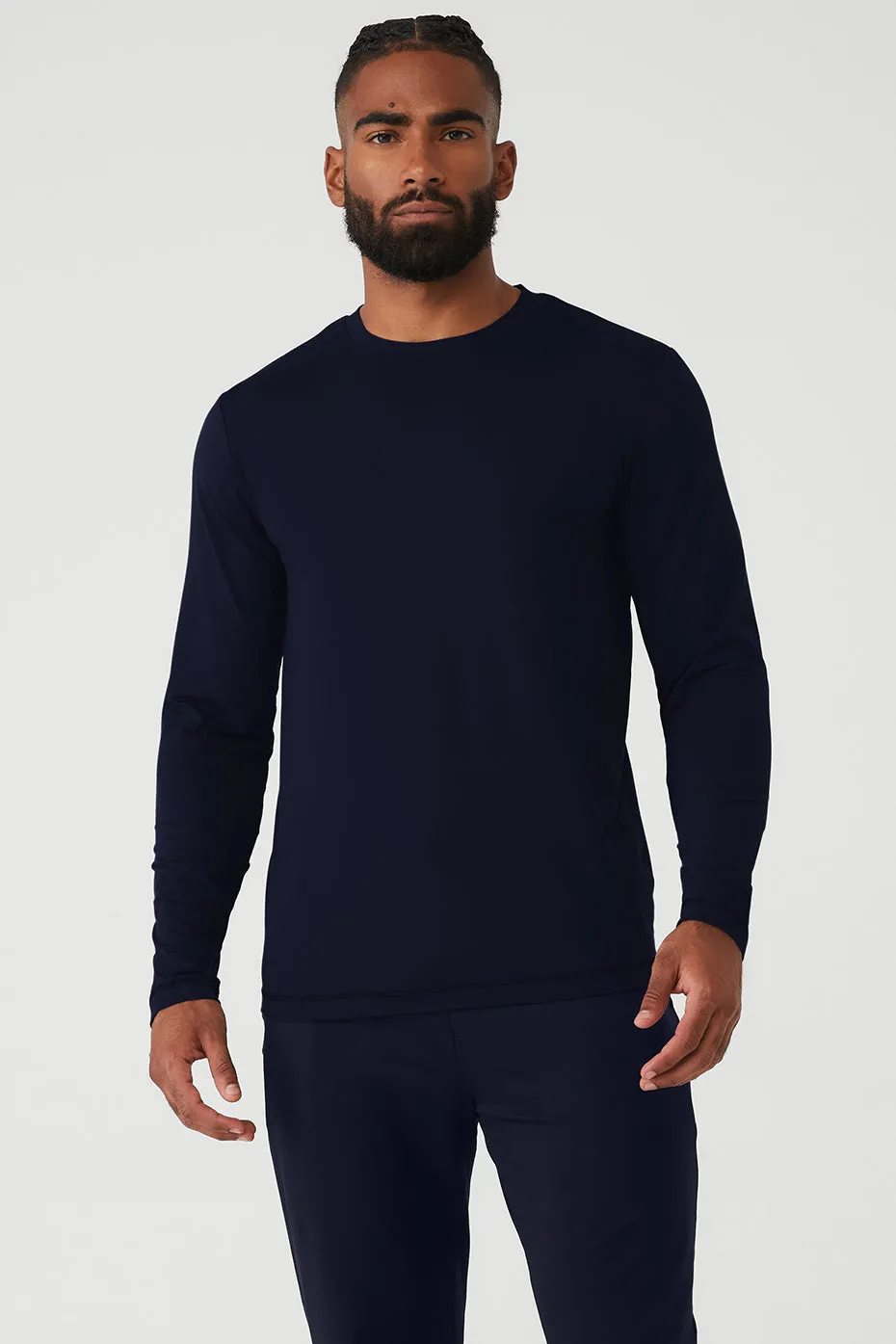 CONQUER REFORM CREWNECK LONG SLEEVE  NAVY