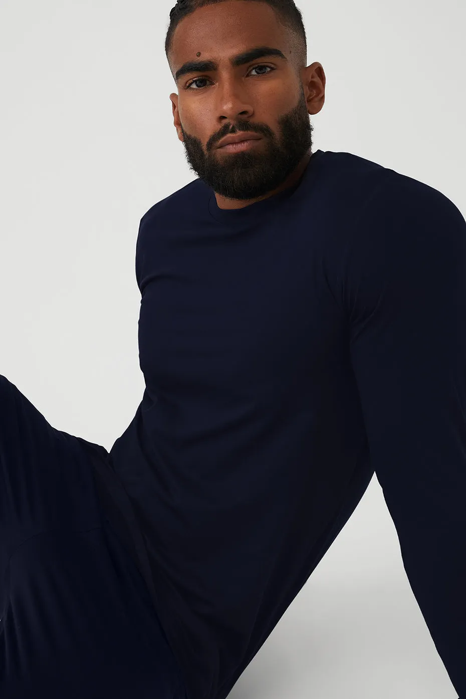 CONQUER REFORM CREWNECK LONG SLEEVE  NAVY