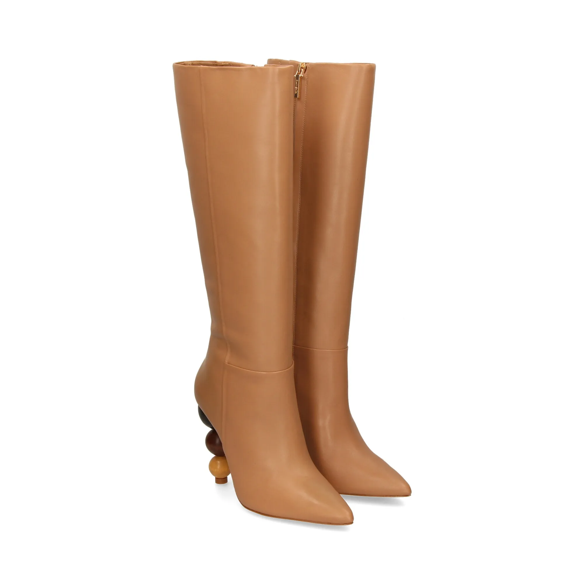 CULT GAIA Botas con tacón de Mujer CAMEL