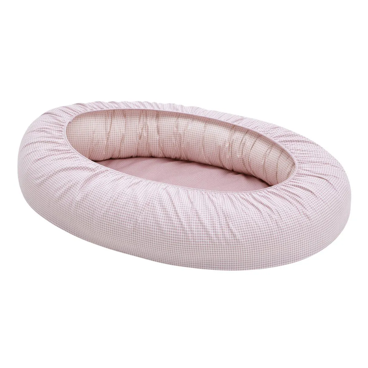 CUNA NIDO BEBE VICHY10 55x90x15 CM ROSA CAMBRASS