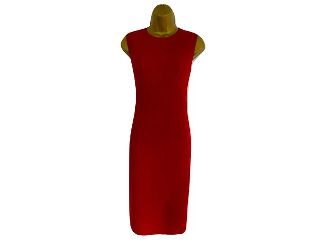 Céline Vestidos Roja 