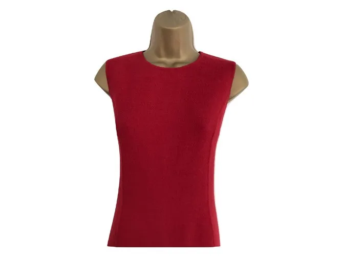 Céline Vestidos Roja 
