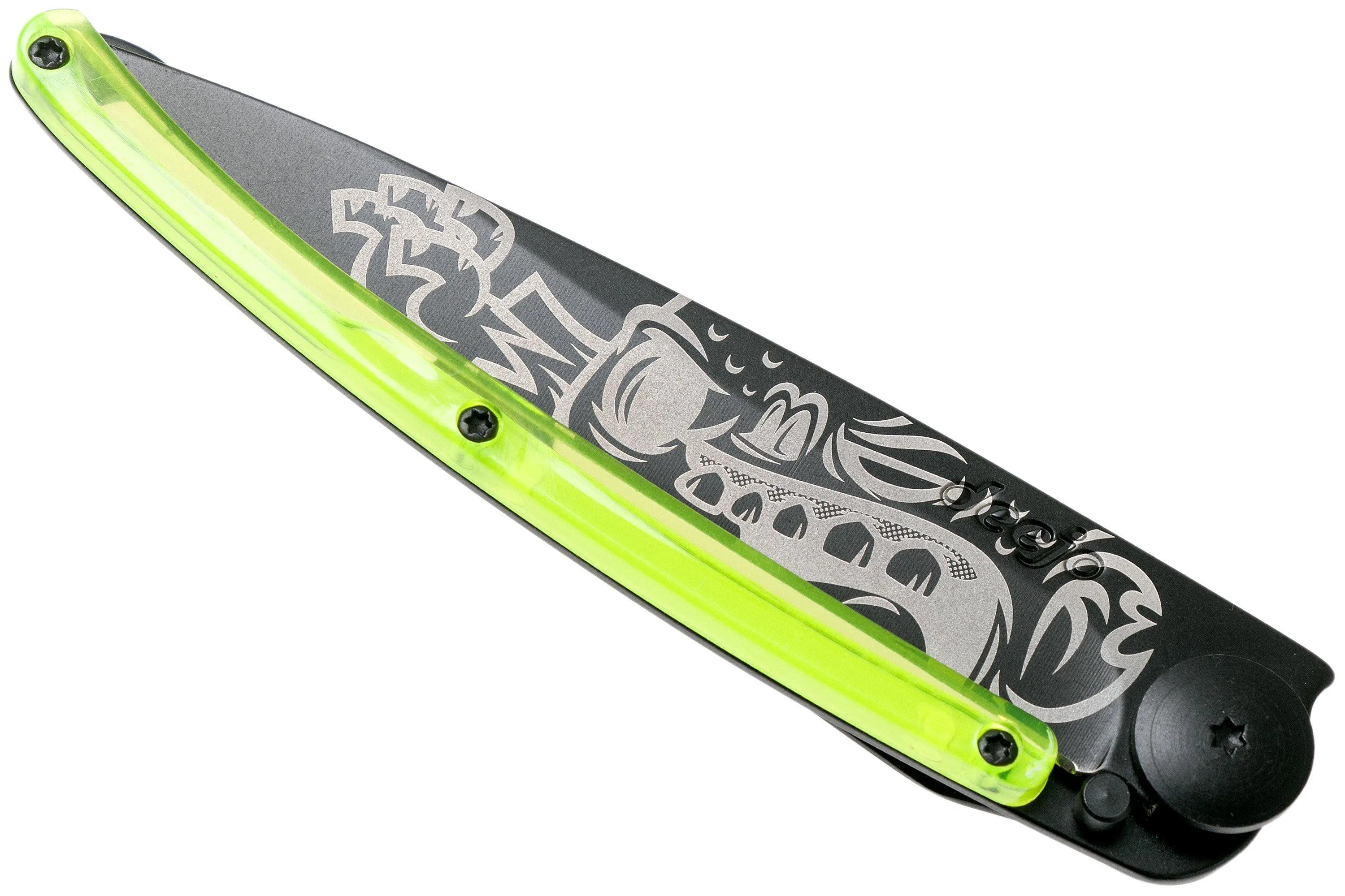 Deejo Tattoo Black Colors 37g, yellow, Zombie 1GB111 navaja