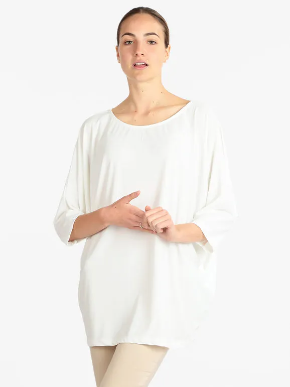 Deva Moda Maxi blusa de mujer con mangas murciélago