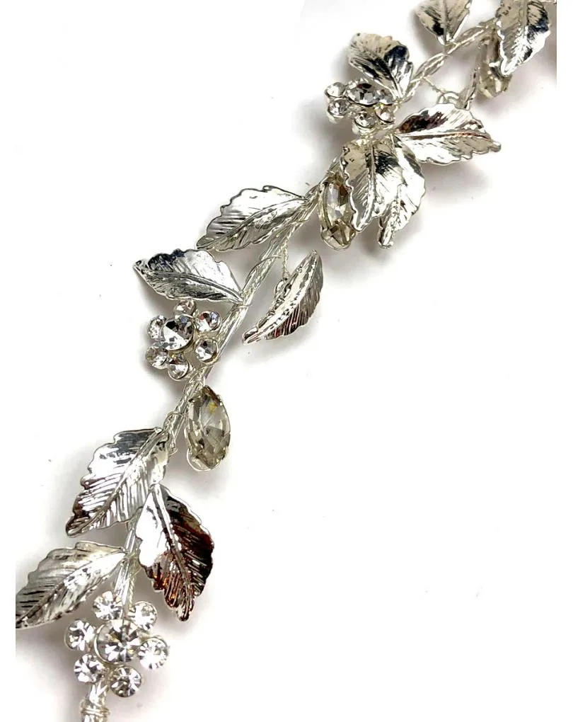 DIADEMAS PLATEADAS DE FIESTA Y TOCADOS ELEGANTES PARA BODAS