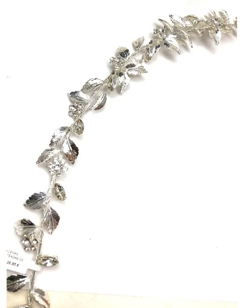 DIADEMAS PLATEADAS DE FIESTA Y TOCADOS ELEGANTES PARA BODAS