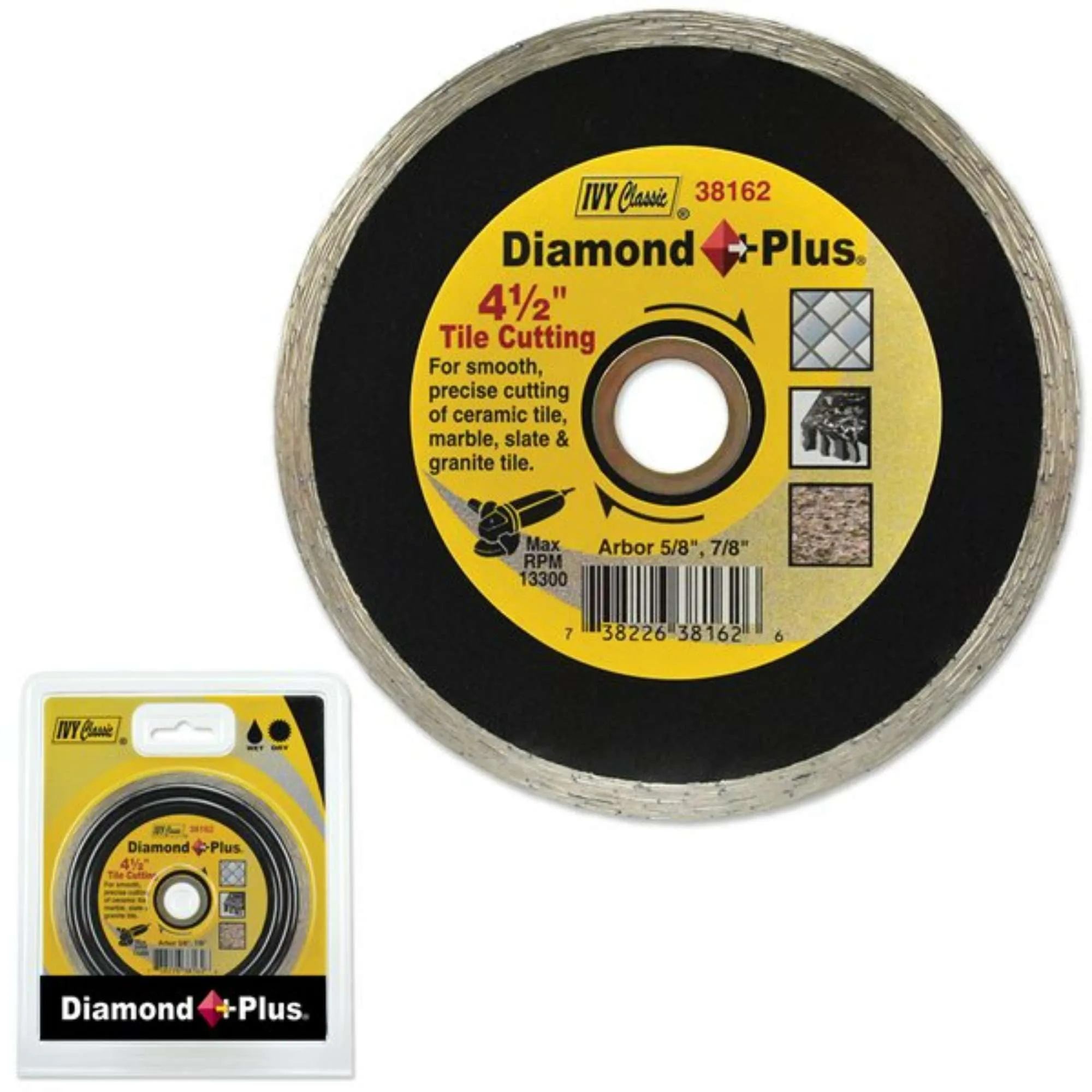 Disco de Diamante 4.5 Continúo Húmedo y Seco