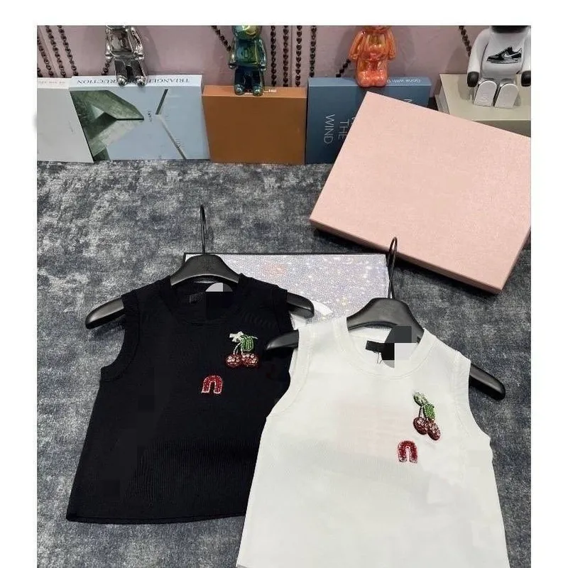 Diseñador Maneveless Knit chaleco elegante Tops de punto delgado con estilo Slim Women Camas de tejido de alta calidad