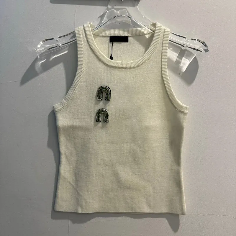Diseñador Maneveless Knit chaleco elegante Tops de punto delgado con estilo Slim Women Camas de tejido de alta calidad