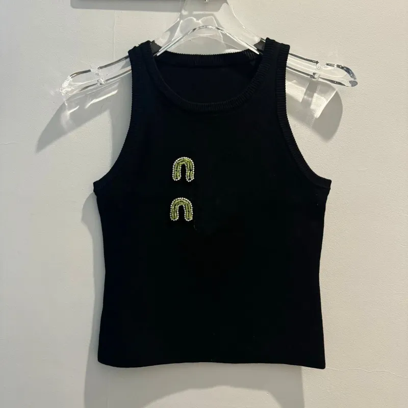 Diseñador Maneveless Knit chaleco elegante Tops de punto delgado con estilo Slim Women Camas de tejido de alta calidad