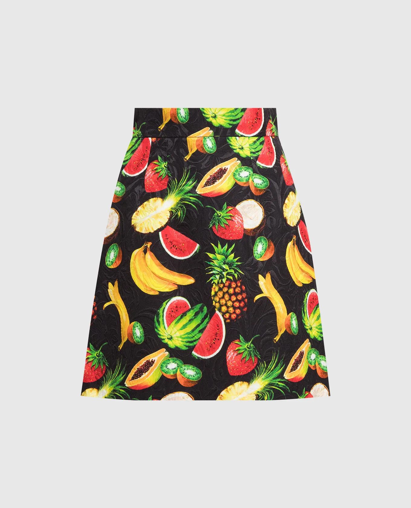Dolce&Gabbana Black printed skirt
