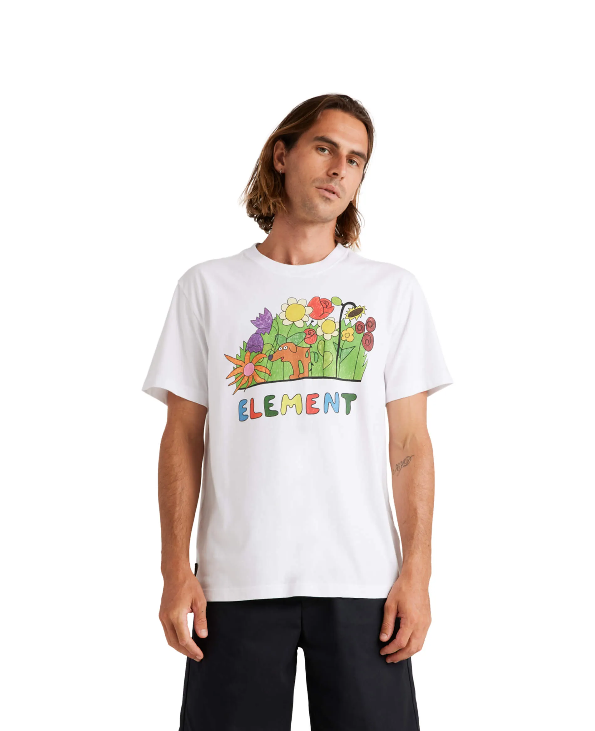 ELEMENT X LEON SNIFFING THE FLOWERS TSHIRT