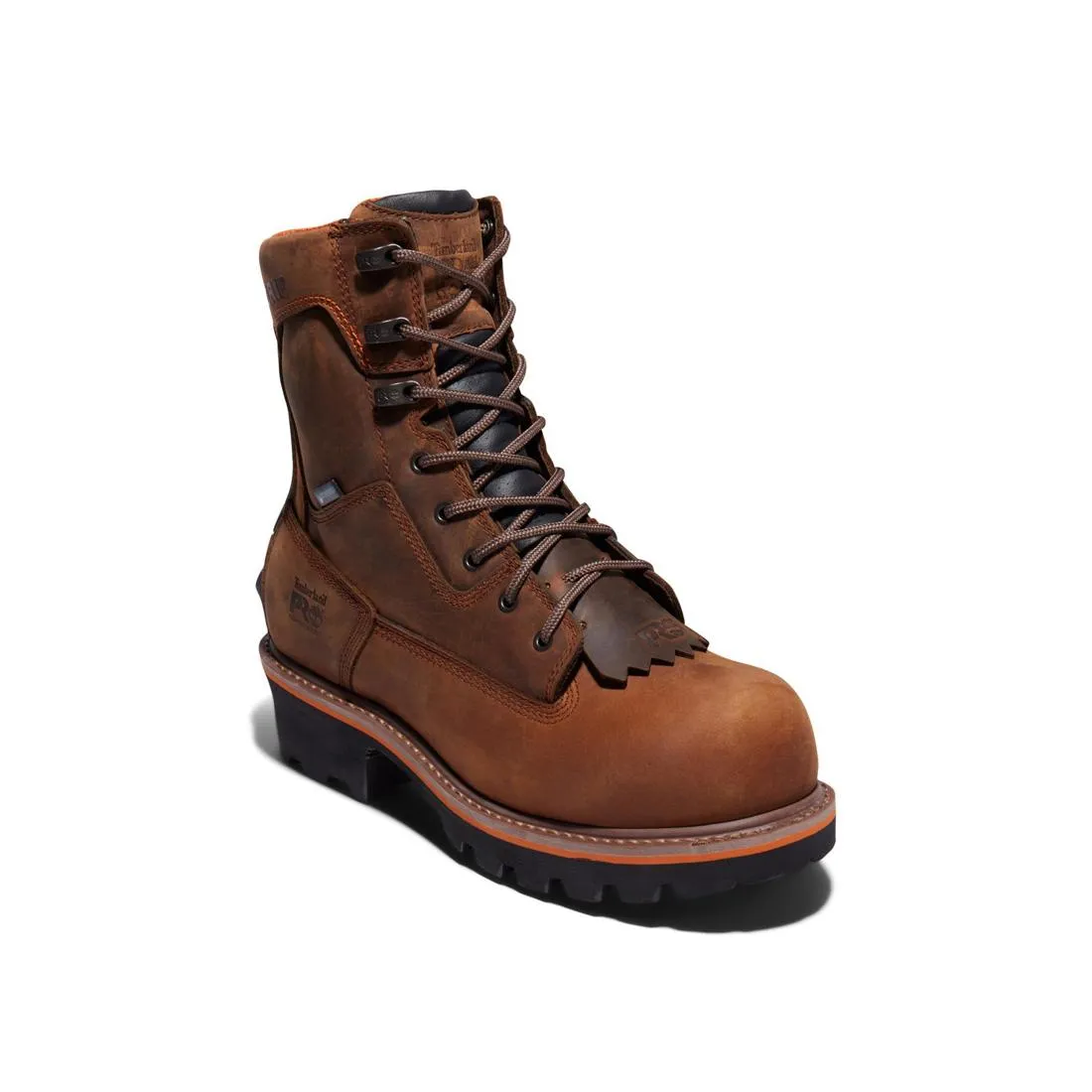 EVERGREEN 8 INCH COMPOSITETOE WATERPROOF LOGGER WORK BOOT BROWN
