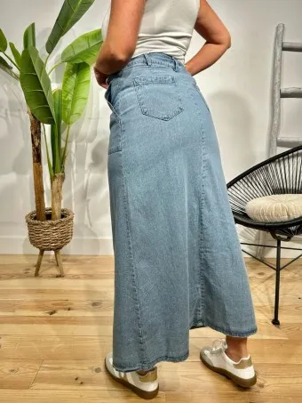 Falda Larga Denim SOOTHE