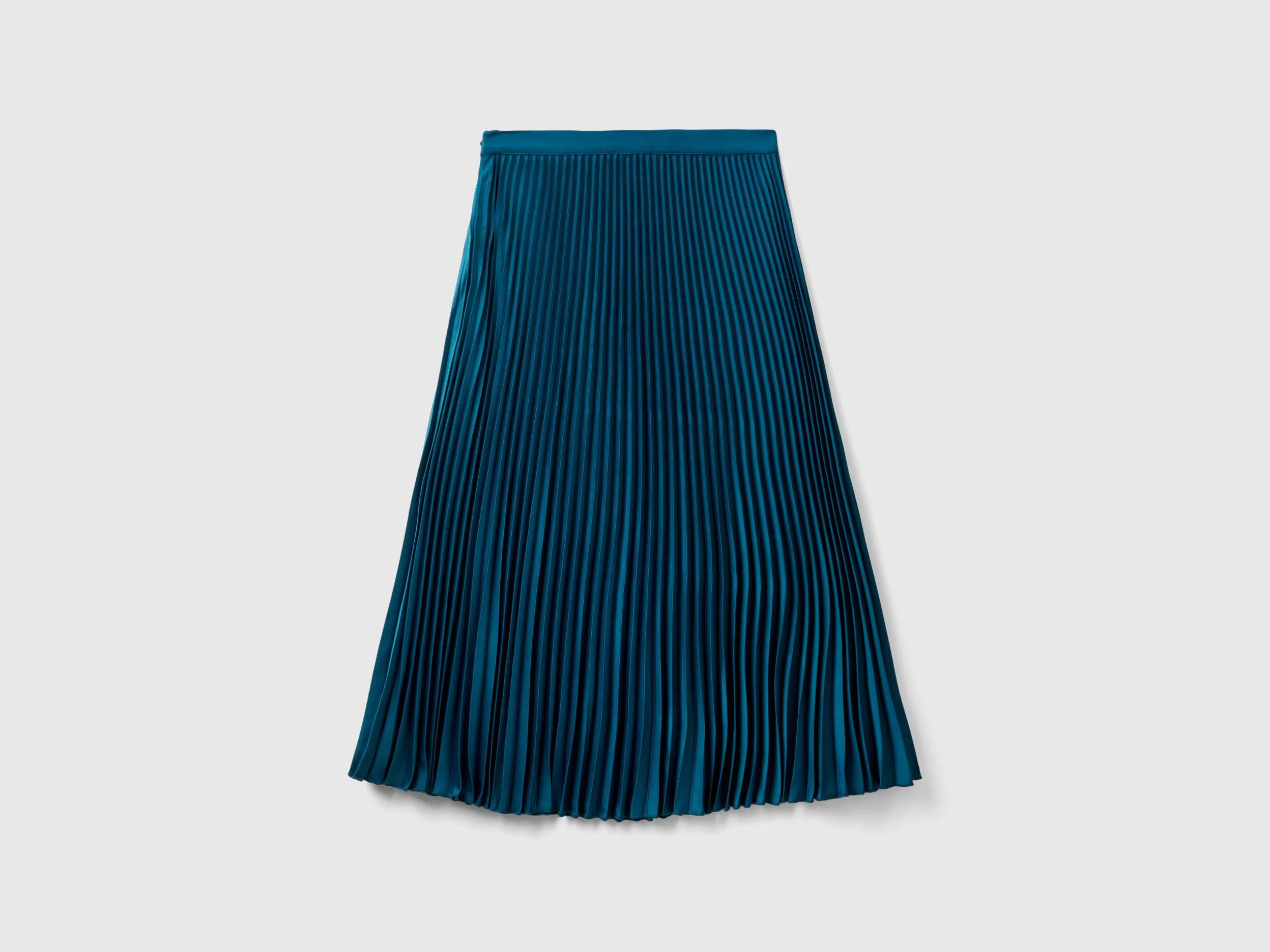 Falda midi plisada