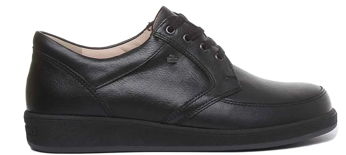 Finn Comfort Edmonton Zapatos de cordón para hombre en negro