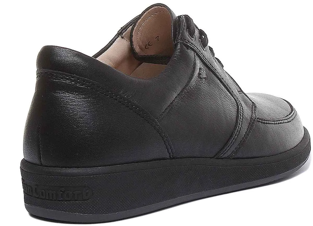 Finn Comfort Edmonton Zapatos de cordón para hombre en negro