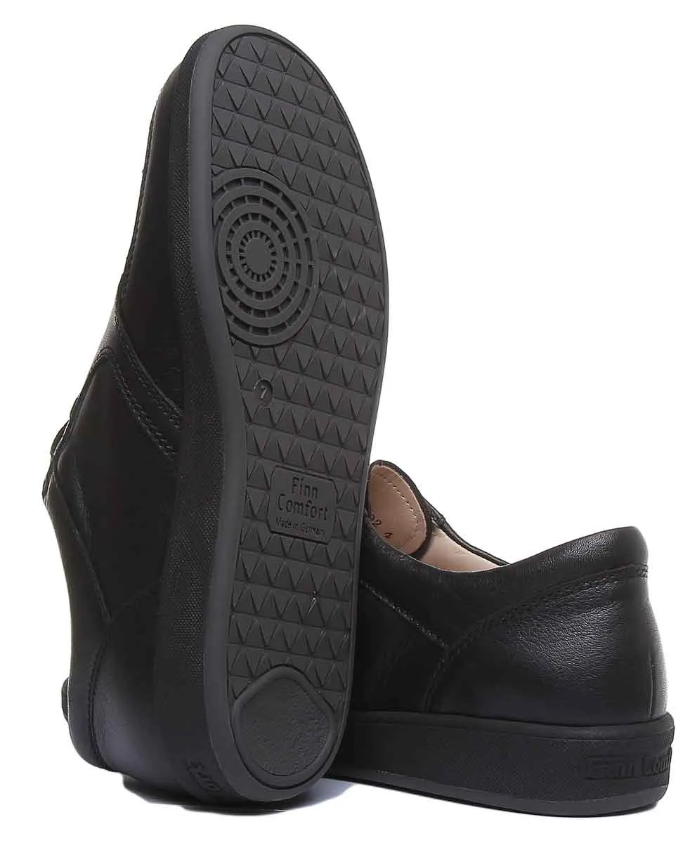Finn Comfort Edmonton Zapatos de cordón para hombre en negro
