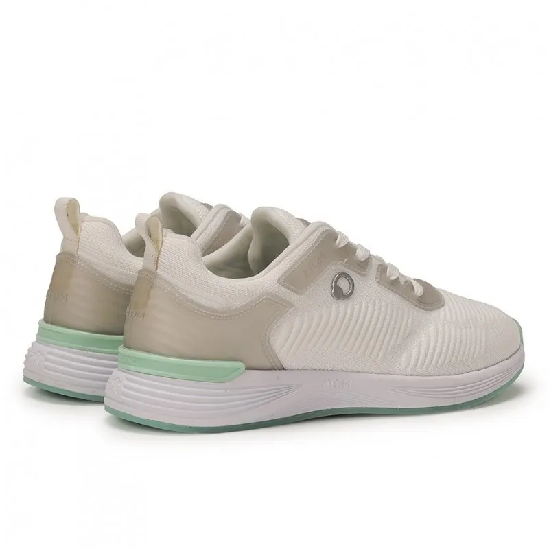 FLUCHOS Time AT107 Negro rosa y Blanco. Deportivo Atom cordones mujer
