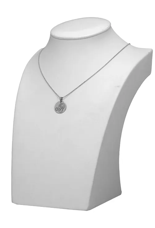 GARGANTILLA PLATA MEDALLA VIRGEN NIñA 266_02328411