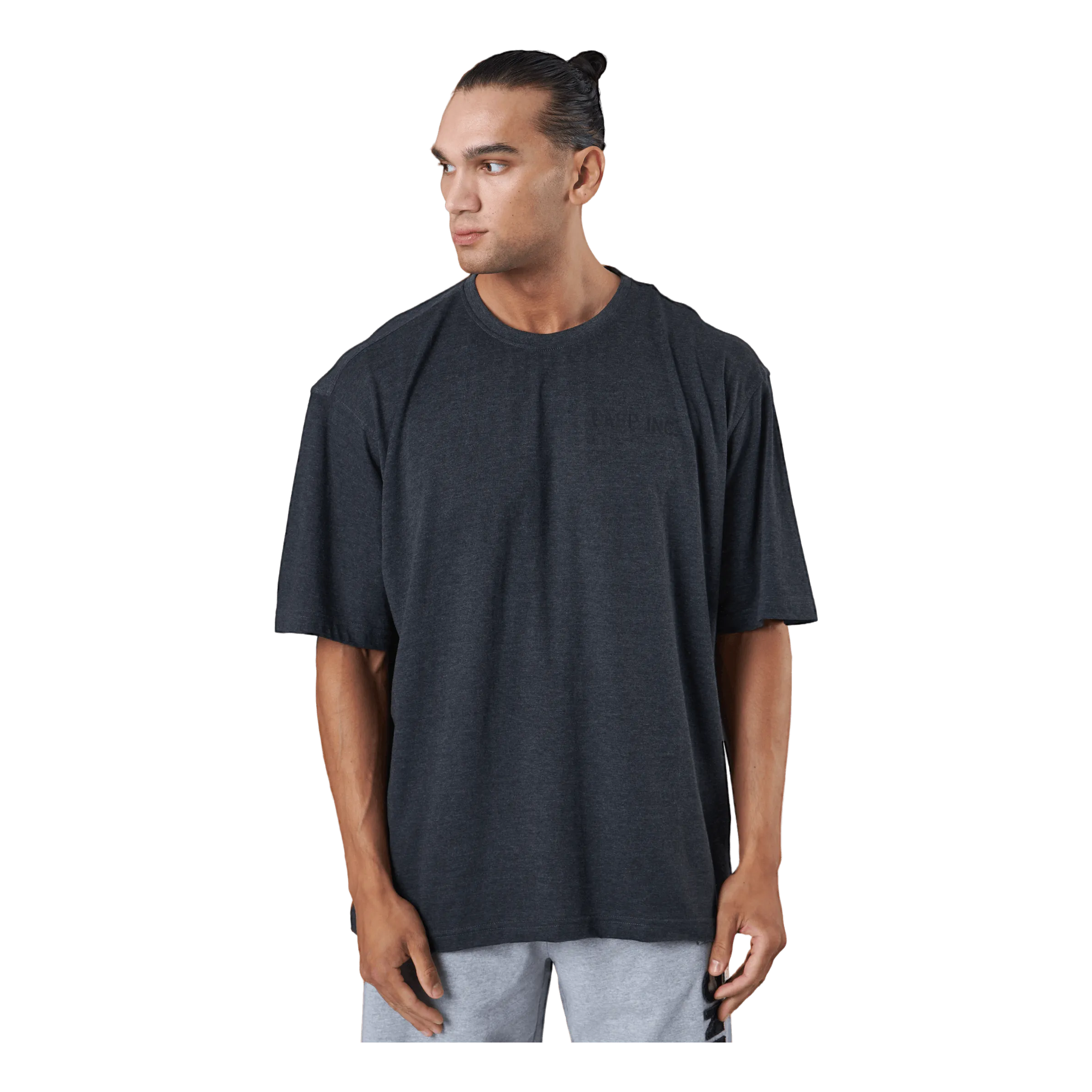 Gasp Division Iron Tee Dark Grey Melange
