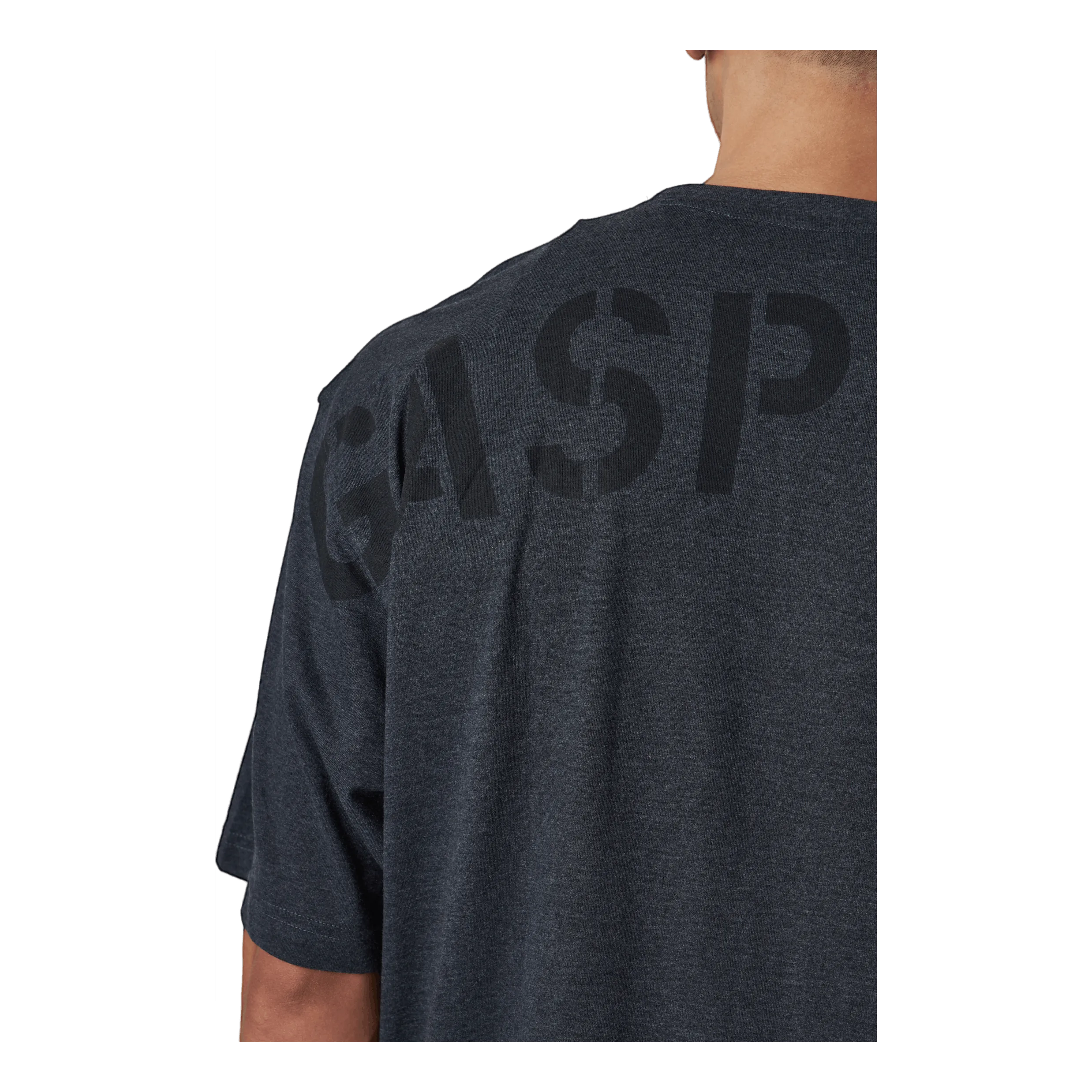 Gasp Division Iron Tee Dark Grey Melange