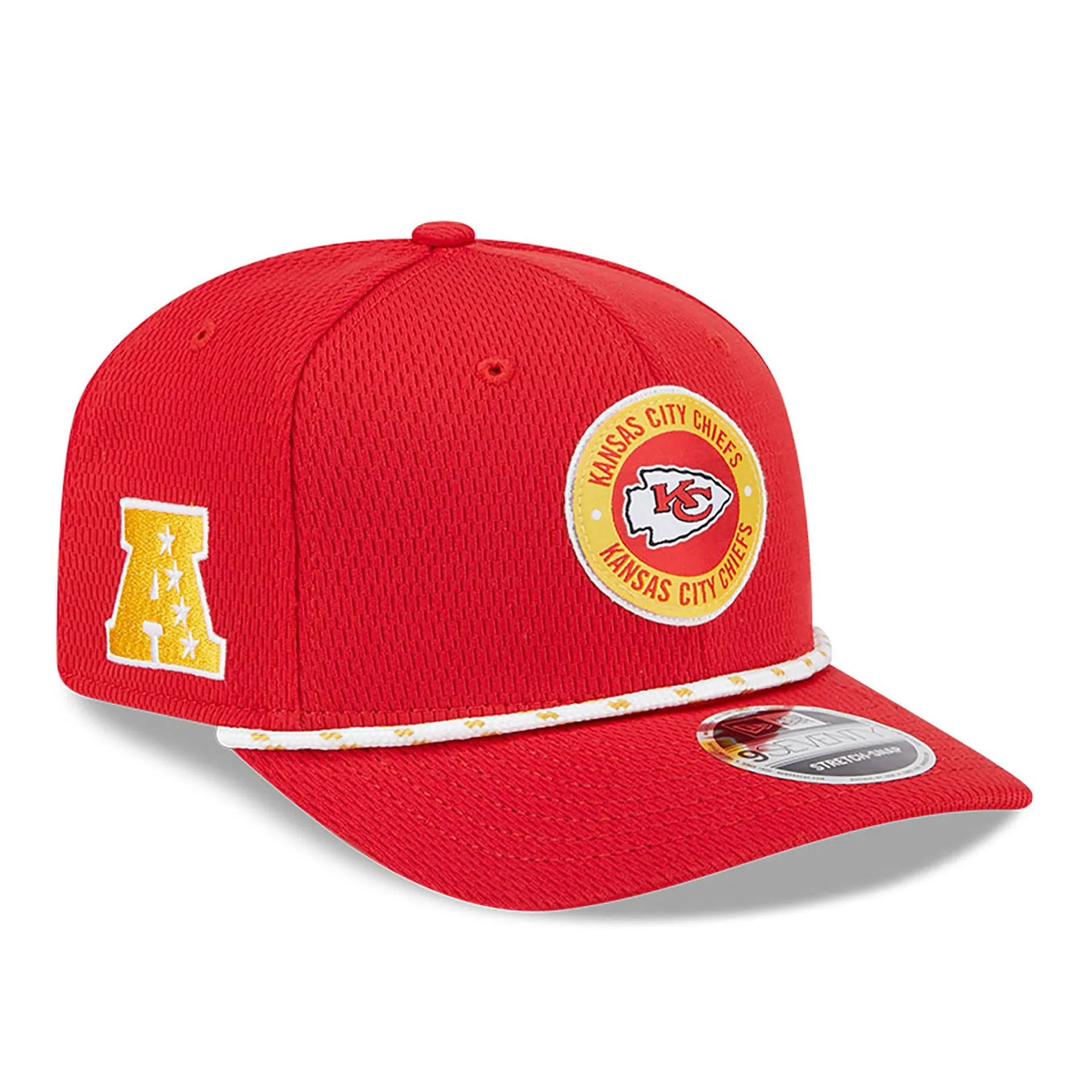 Gorra Kansas City Chiefs NFL Sideline 2024 9SEVENTY Stretch Snap