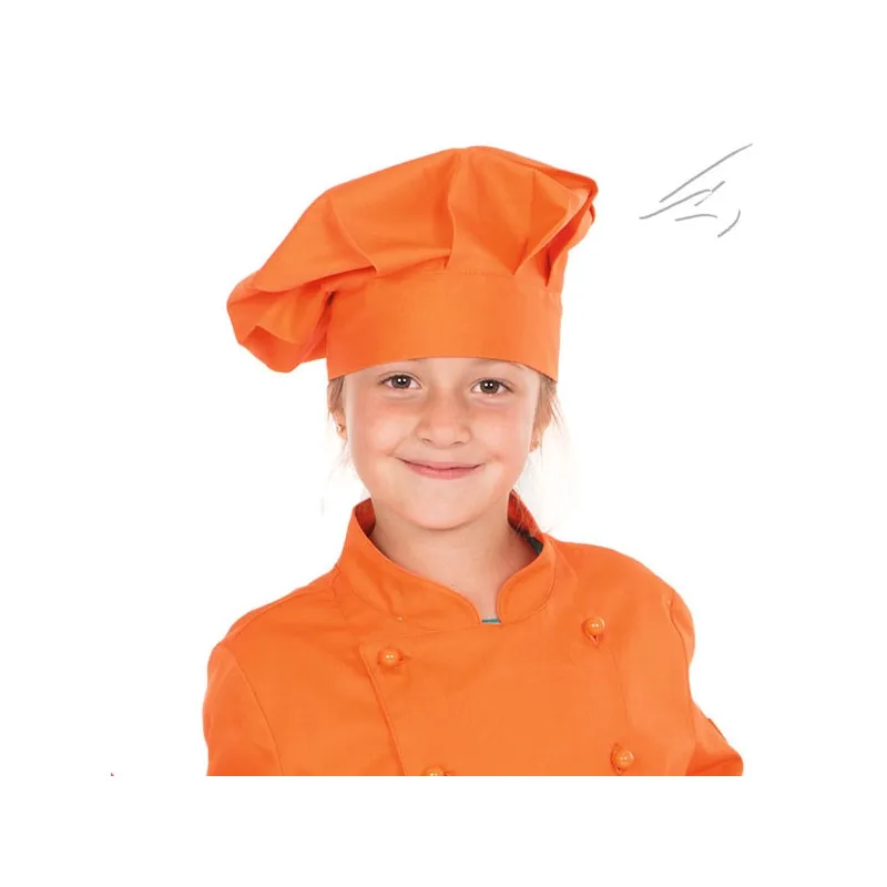 GORRO GRAN CHEF INFANTIL NARANJA  GARY'S