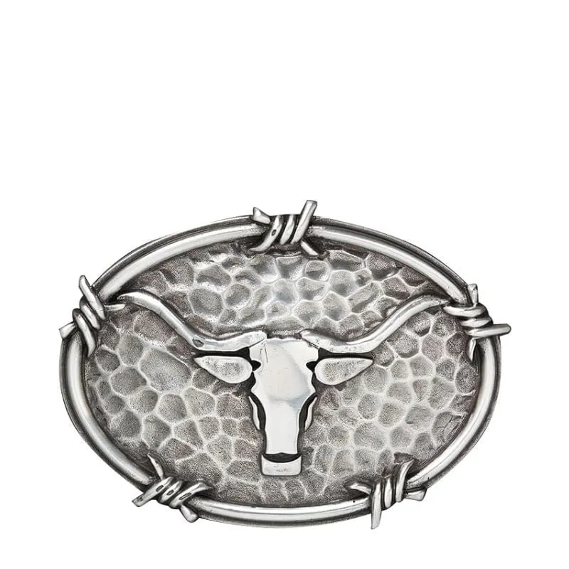 Hebilla Ariat Bull Plata