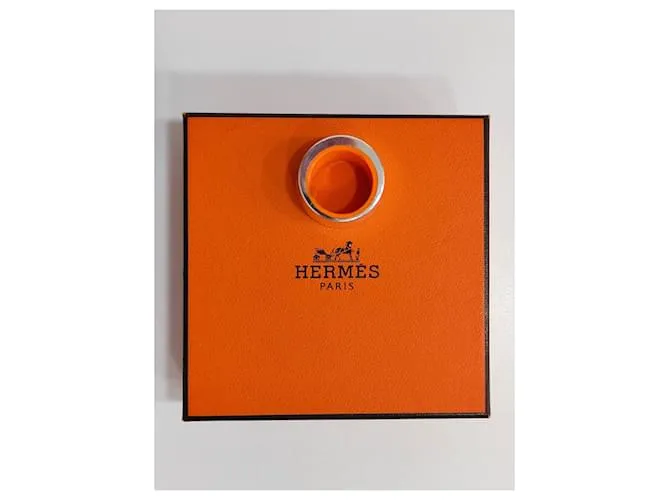 Hermès Anillos Plata Naranja 