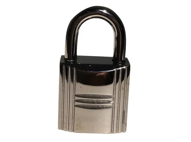 Hermès candado de plata 