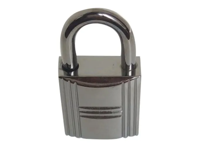 Hermès candado de plata 