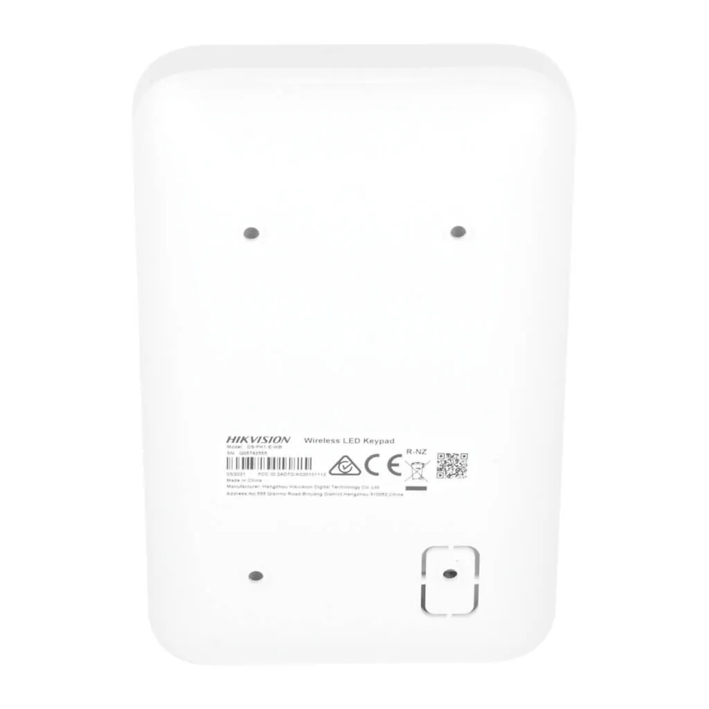 HIKVISION TECLADO INALáMBRICO LED PARA CONFIGURACIóN DE ALARMAS, DSPK1EWB