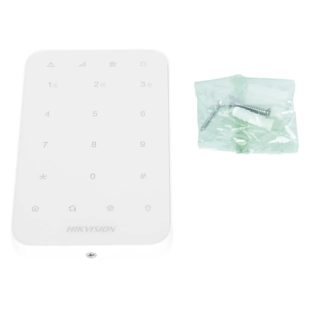 HIKVISION TECLADO INALáMBRICO LED PARA CONFIGURACIóN DE ALARMAS, DSPK1EWB