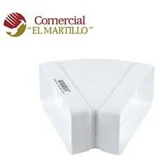 HUMO CODO RECTANGULAR HORIZONTAL 45º147X70