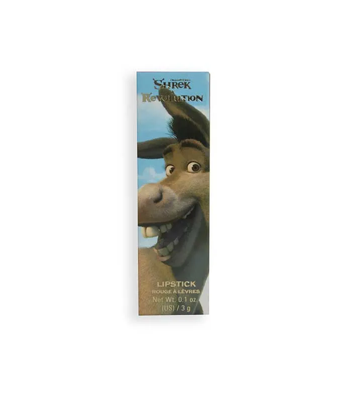 I HEART REVOLUTION  *I HEART REVOLUTION X SHREK*  BARRA DE LABIOS  DONKEY