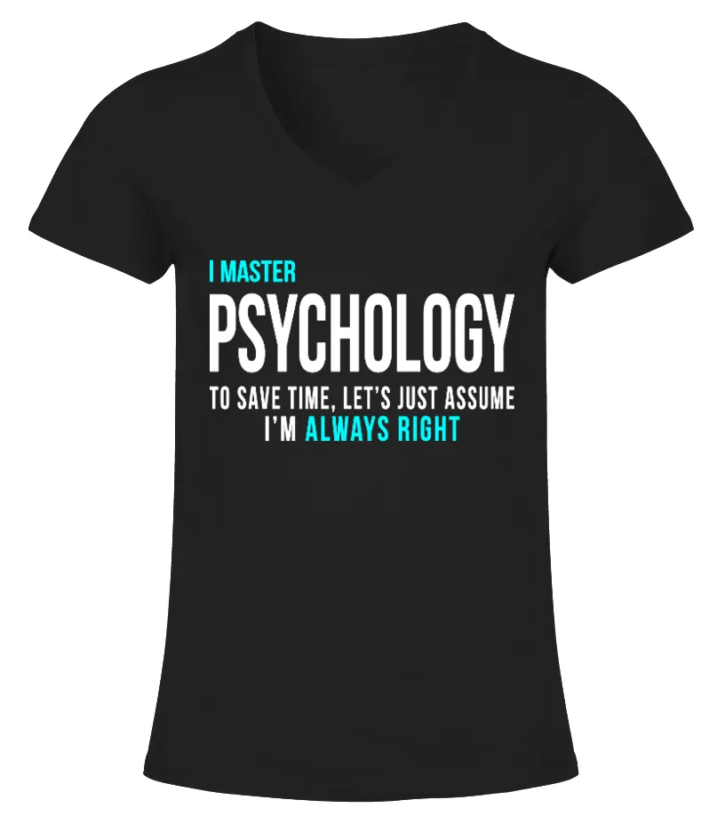 I MASTER PSYCHOLOGY  LIMITED EDITION CAMISETA CUELLO PICO MUJER