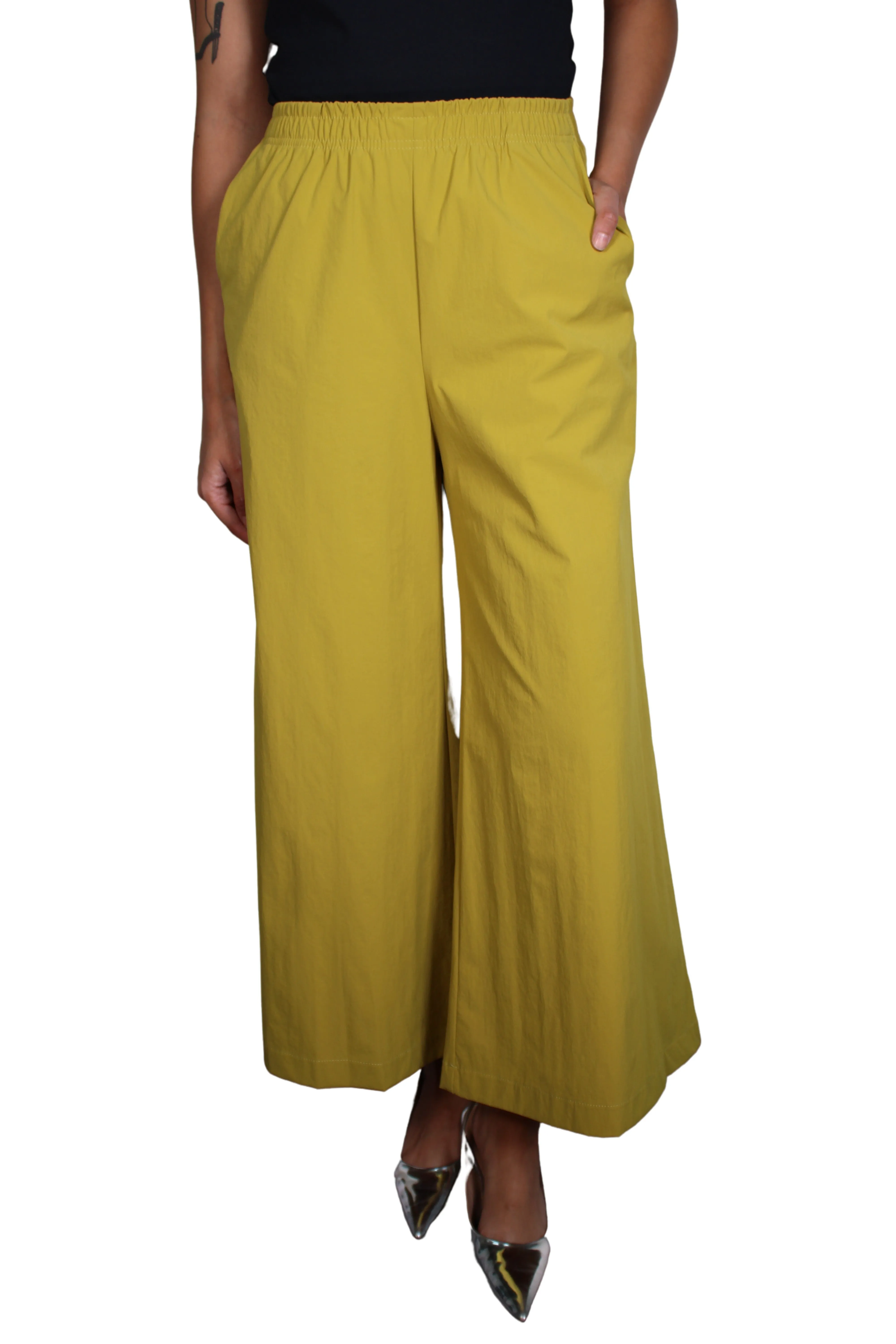 JAZMIN CHEBAR Pantalón Verde Musgo