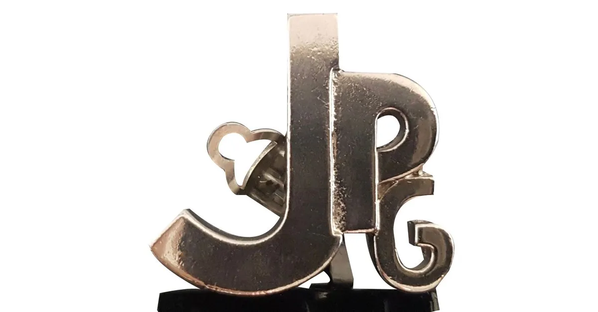Jean Paul Gaultier Pendientes de clip Plata 