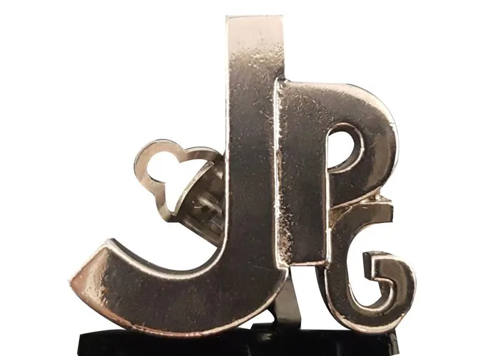 Jean Paul Gaultier Pendientes de clip Plata 