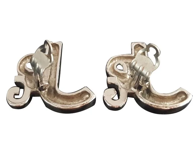 Jean Paul Gaultier Pendientes de clip Plata 