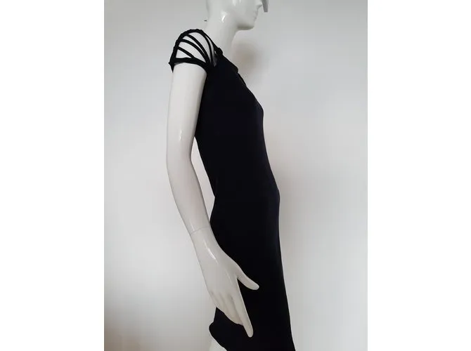 Jean Paul Gaultier Vestido de maille Negro 