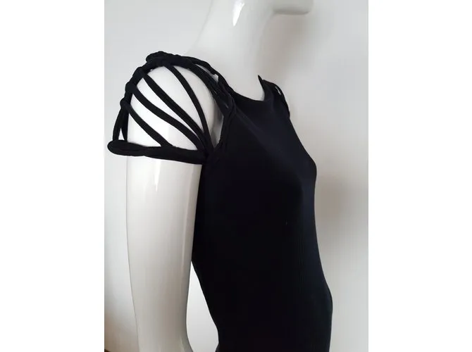 Jean Paul Gaultier Vestido de maille Negro 