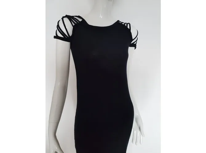Jean Paul Gaultier Vestido de maille Negro 