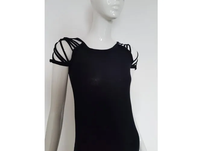 Jean Paul Gaultier Vestido de maille Negro 