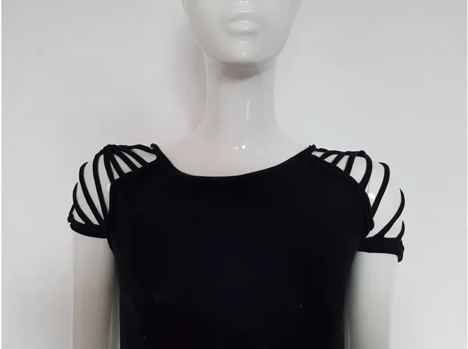 Jean Paul Gaultier Vestido de maille Negro 