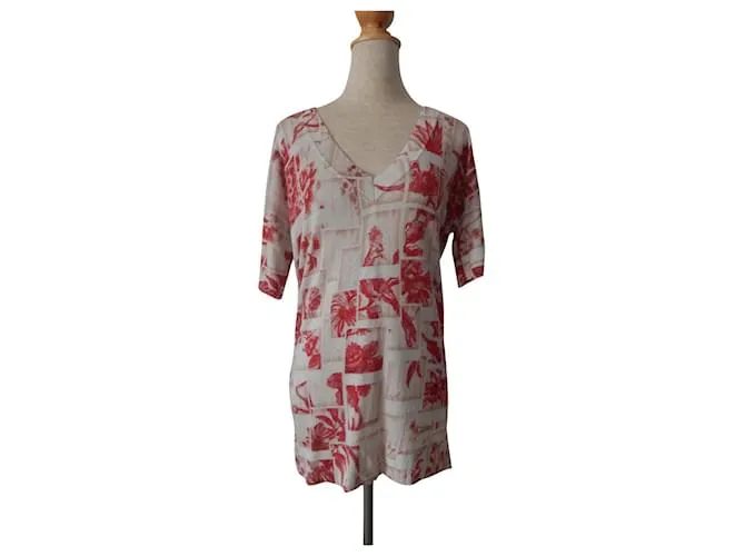 Jersey de manga corta John Galliano XS Roja 