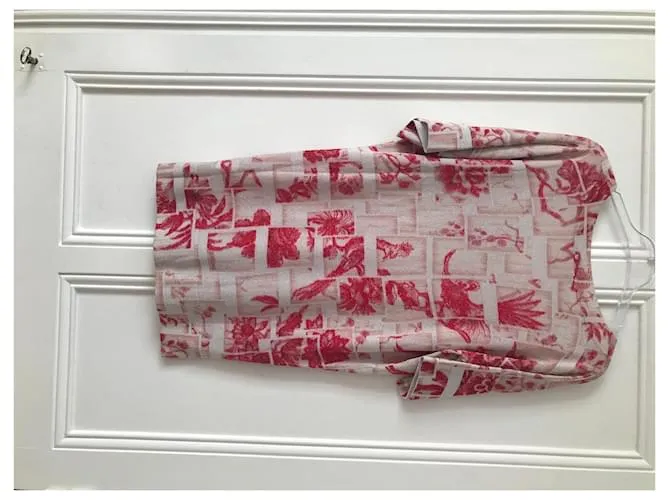Jersey de manga corta John Galliano XS Roja 