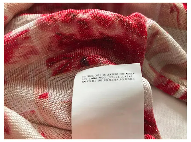 Jersey de manga corta John Galliano XS Roja 